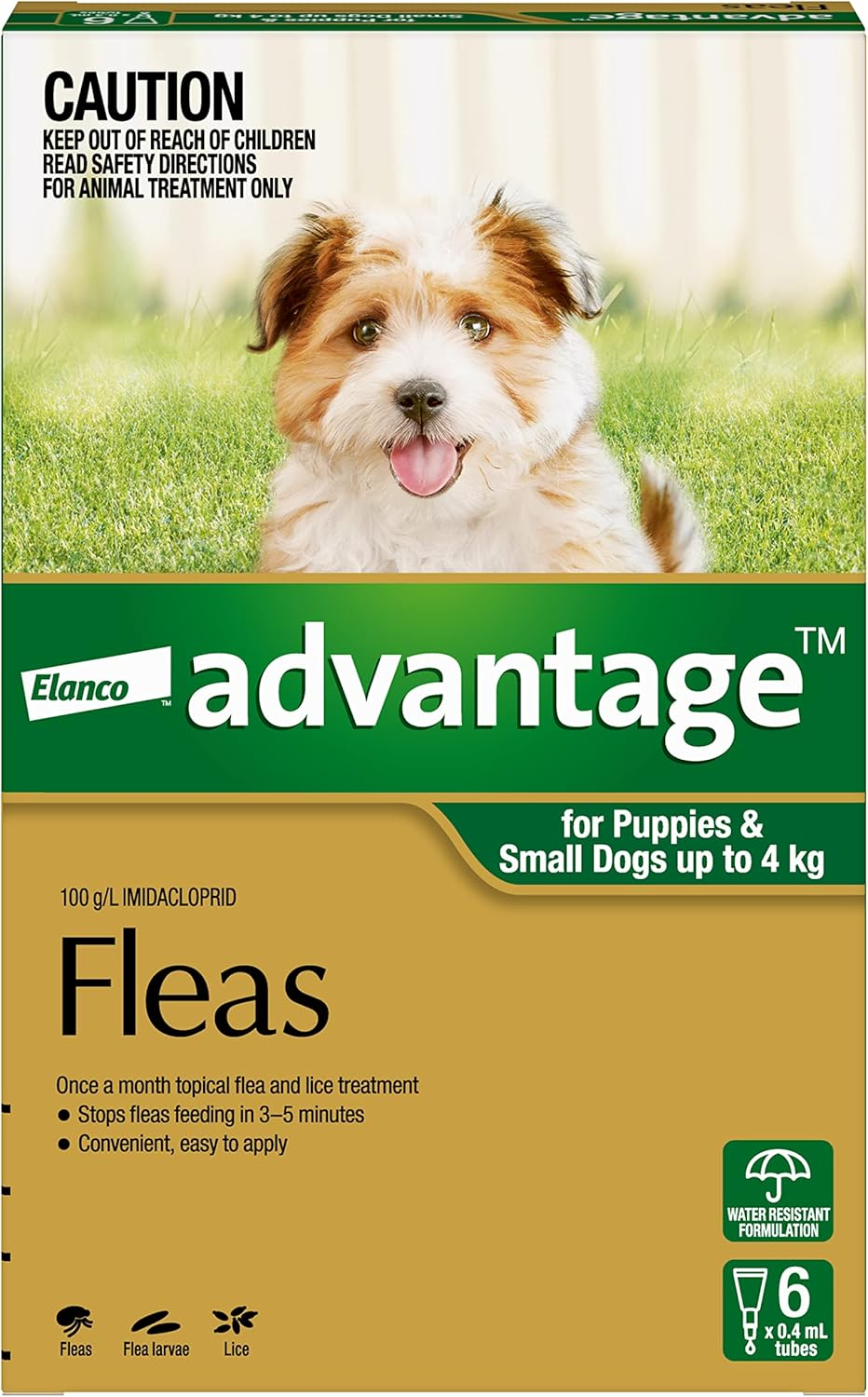 ADVANTAGE DOG 0-4KG GREEN 6'S image number 3