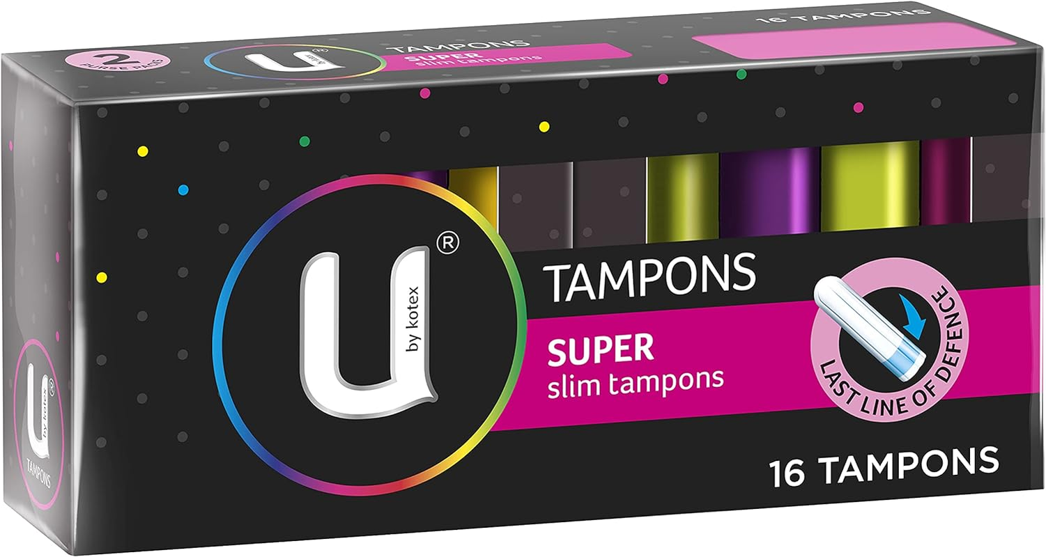 U by Kotex Tampons Super 16 Pack image number 3