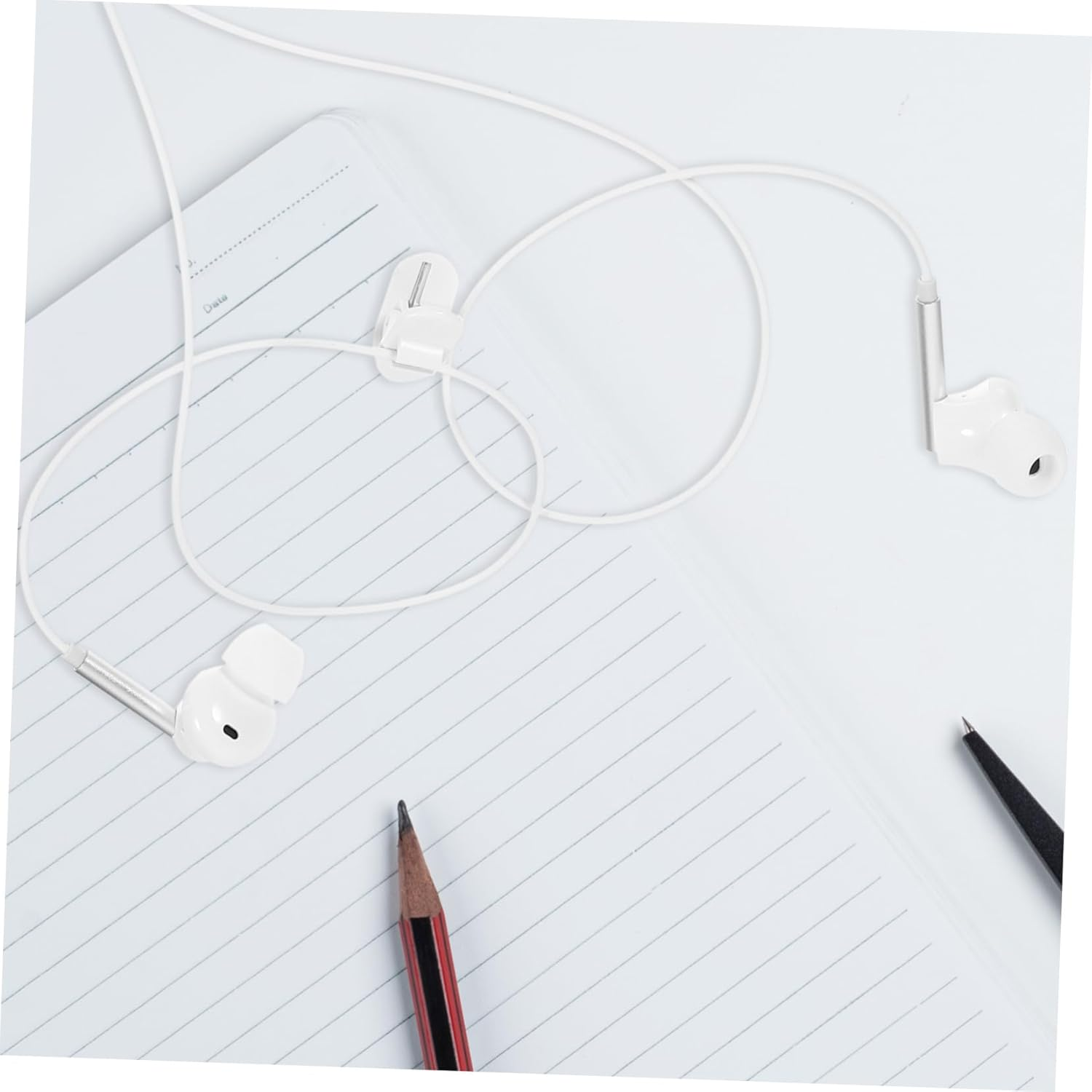 SHOWERORO Wired Sports Earbuds with High Definition Microphone Comfortable Secure Fit Running Headphones for Adults Compatible with Phones Tablets and Computers Design For