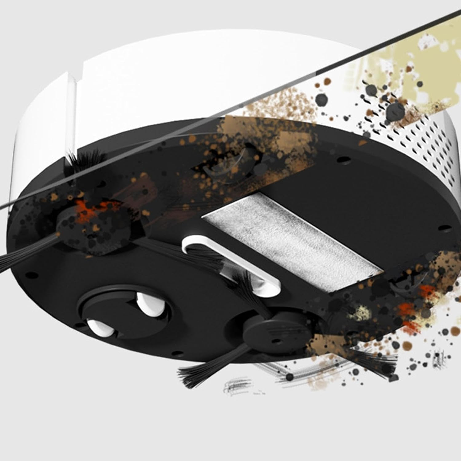 Cleaning Robot | Automatic Floor Cleaning Robot Vacuum with Low Noise | Tile Marble Hard Floor Cleaner for Bedroom, Dining Room, Living Room, Balcony, Kitchen Borato image number 5