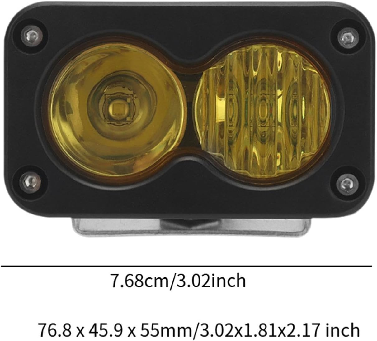 Okiyakusama LED Work Light 20W 10-50V High Performance Driving Light High Brightness for ATV Electric Scooters Car Motorcycle, White