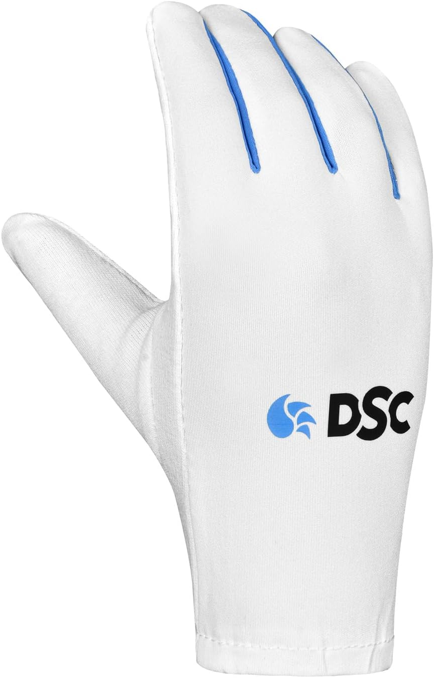 DSC 1501614 Glider Cricket Batting Inner Gloves for Mens | Cotton Palm | Faster Swaet Absorbtion | Comfort Fit Lycra on Back