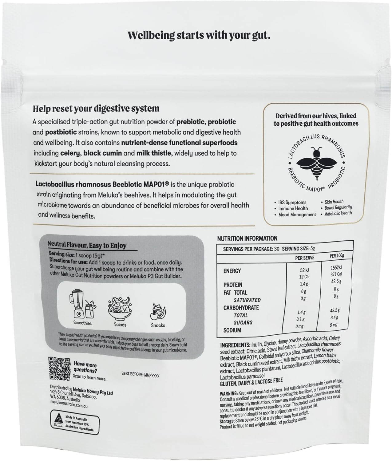 Clean+ Gut Nutrition Powder image number 5