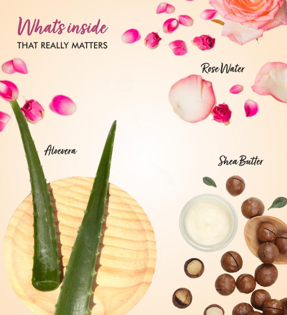 THE LOVE CO. Mesmerising Black Rose & Oud Foaming Body Wash 300Ml - Shower Gel for Women - Bodywashes for Men - Cleansing Bath Gel - Moisturizing Body Care image number 4