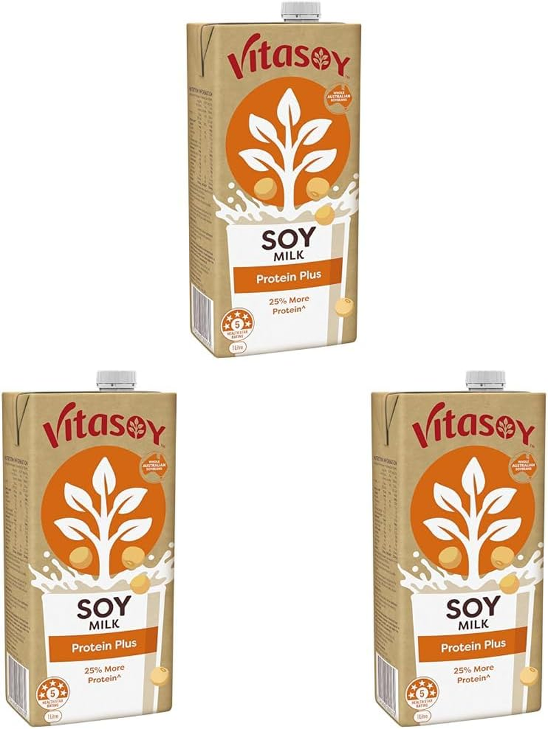 Vitasoy UHT Protein plus Soy Milk 1 Litre, (Pack of 12) image number 2