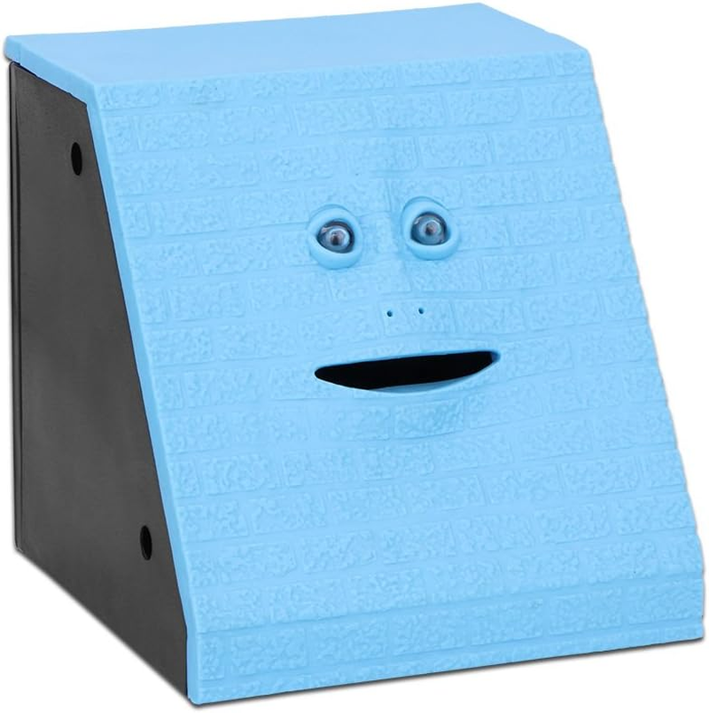 Blingbin Coin Eating Saving Bank Face Monkey Battery Operated Novelty Saving Box Piggy Bank for Kids