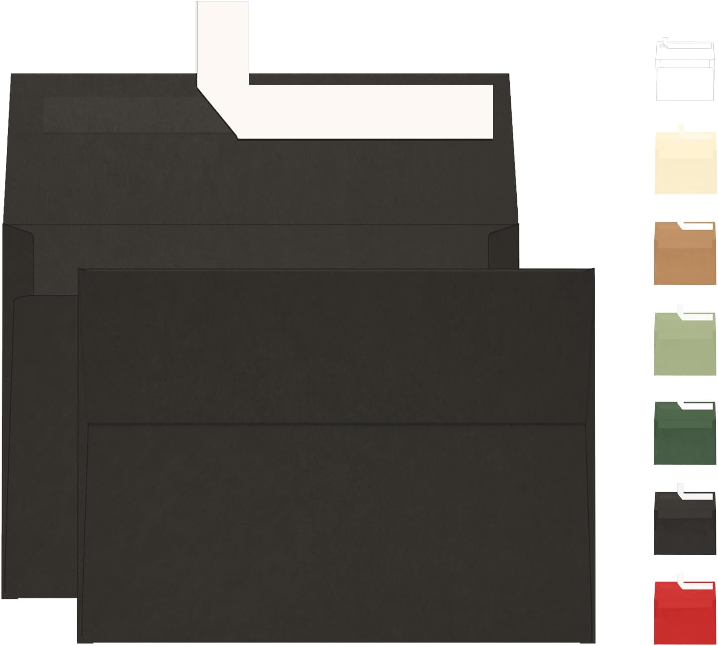 A7 White Envelopes 100 Pack, Goefun 5X7 Envelopes Printable Self Seal Envelopes for 5X7 Cards, Invitations, Weddings, Graduation, Photos, Baby Shower| 5.25X7.25 Inches,120Gsm, (Y81-1104)