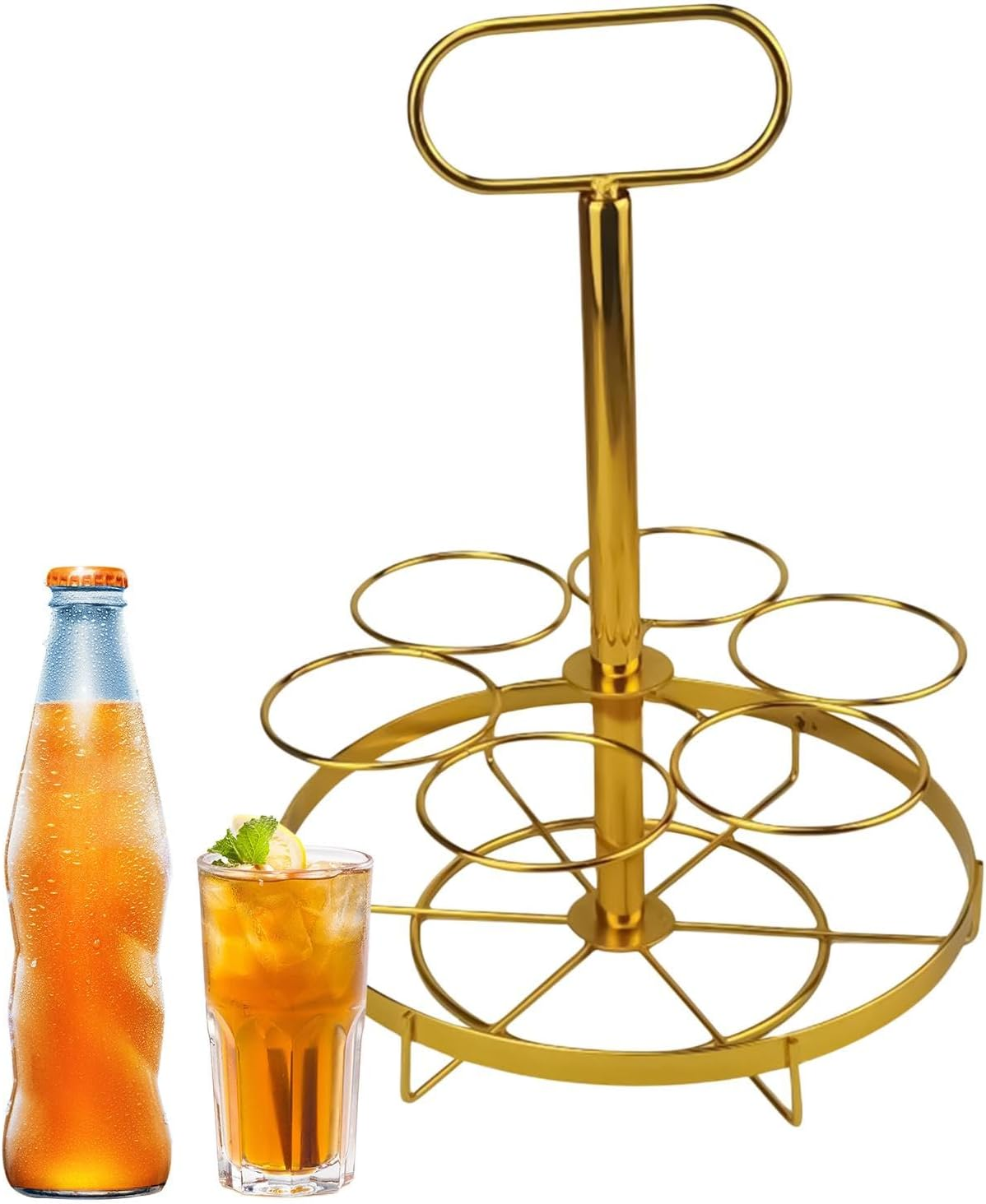 Beer Rack, Wine Rack &ndash; Drink Organizer for Pantry, Drink Stand, Wine Hand Basket for Restaurants, Nightclubs, Dance Parties image number 4