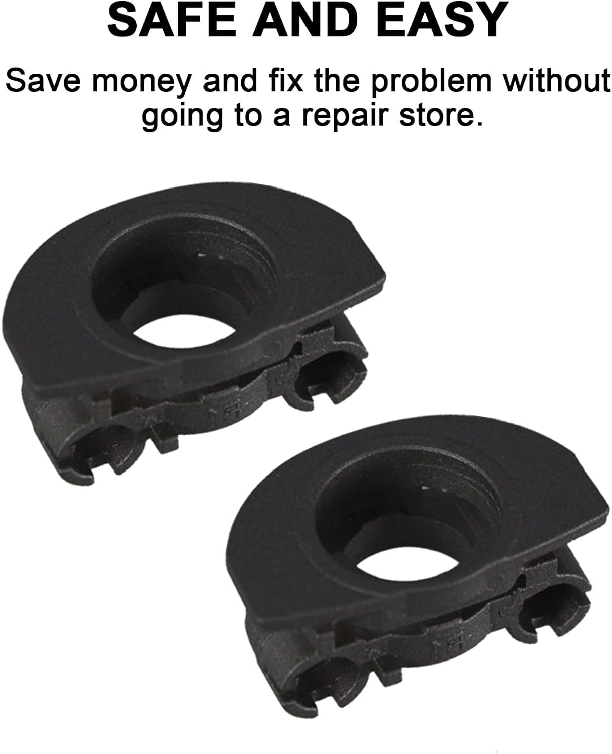 Adhiper WH-1000XM4 Hinge Swivels + U Shaped Metal Hinge Lock Grove Replacement for Sony WH-1000XM4 Headphone,Replacement Parts Accessories Hinge Spins(Black) image number 5