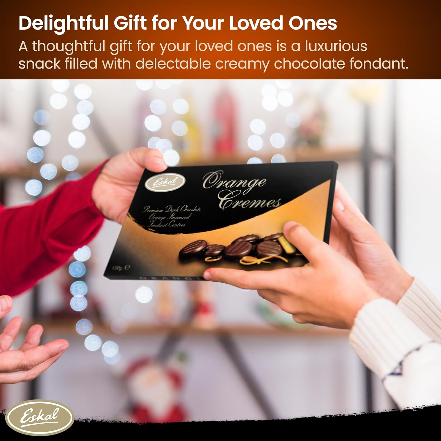 Eskal Orange Cremes Gift Box 150 G image number 2