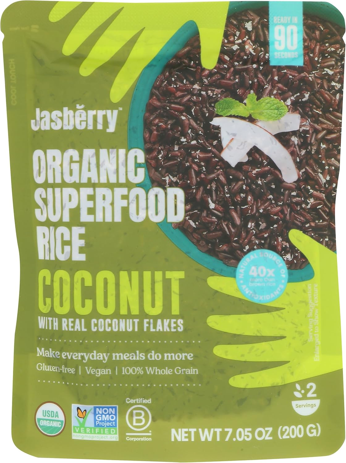 Jasberry Rice Org W/Cocnut Rte 7.05 OZ image number 6