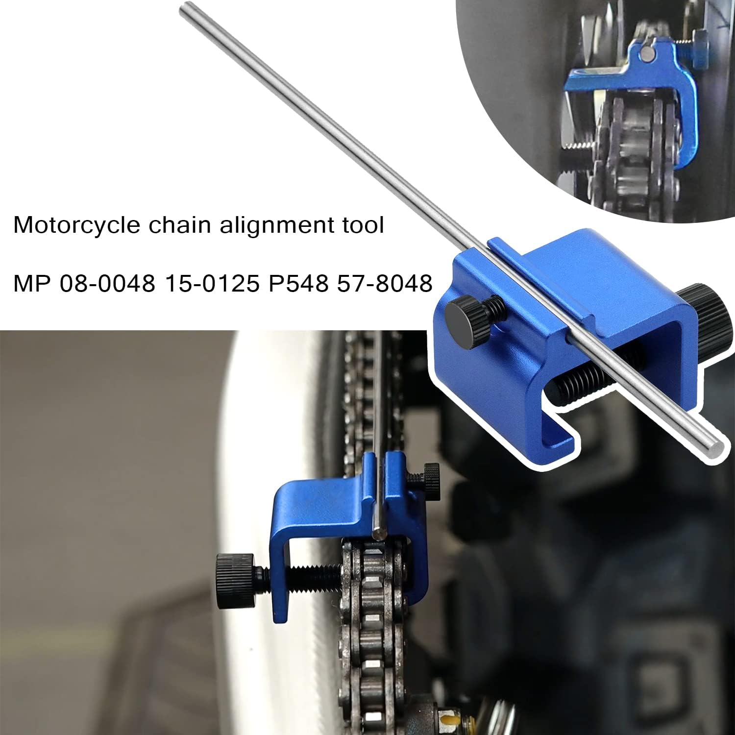 Chain Alignment Tool Suitable for Motorcycles and Atvs, Quick Accurate Alignment Tool image number 4