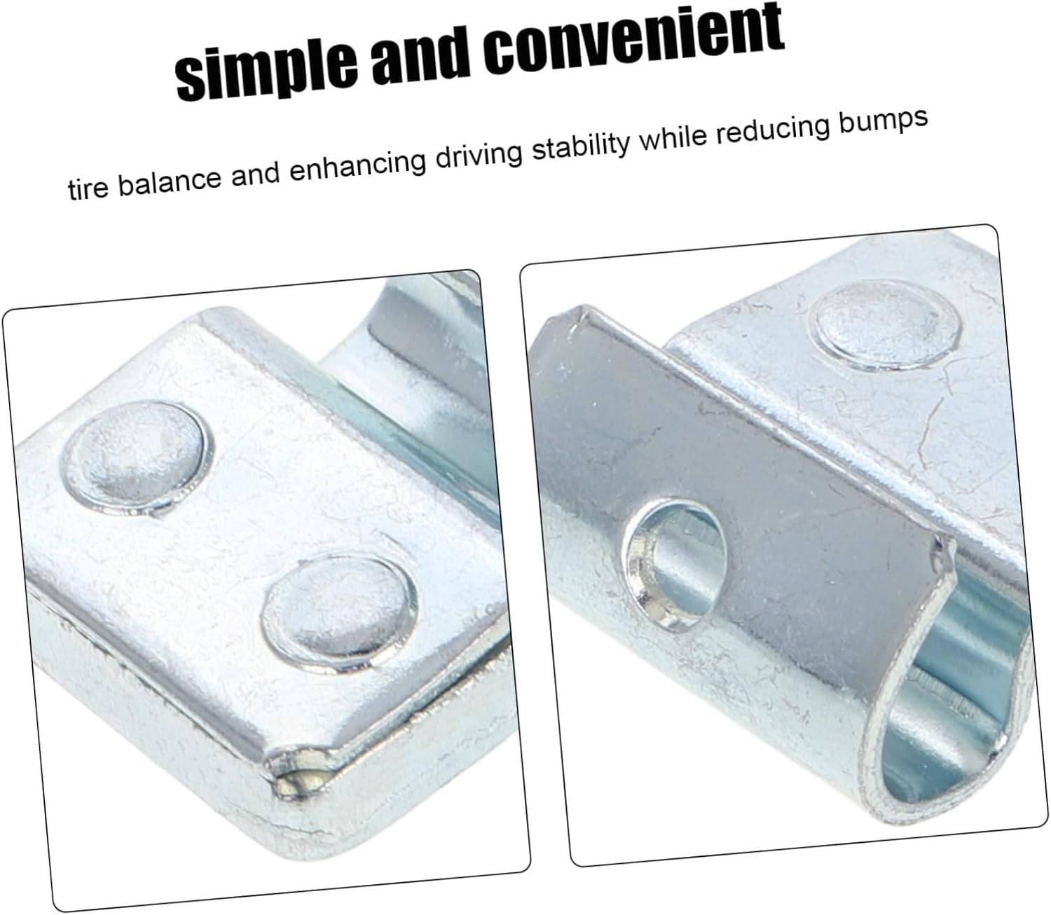 HAPINARY 100Pcs Automotive Wheel Balancing Weights Tire Balance Blocks for Cars Trucks Easy Installation Enhanced Stability for Road Conditions image number 5