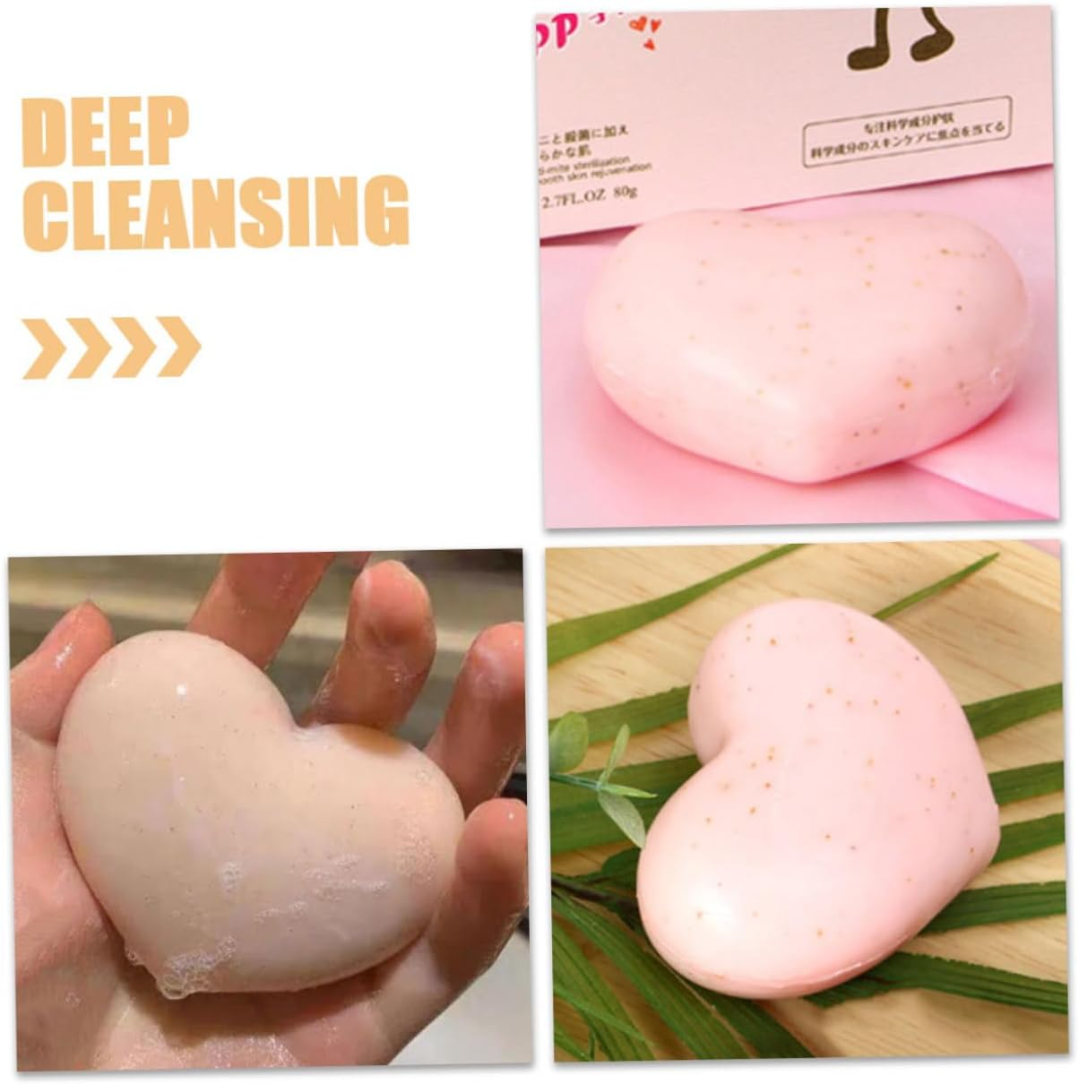 Beaupretty Butt Soap Acid Portable Exfoliating Cleaning Soap Bar for Hip Care Women Men image number 5