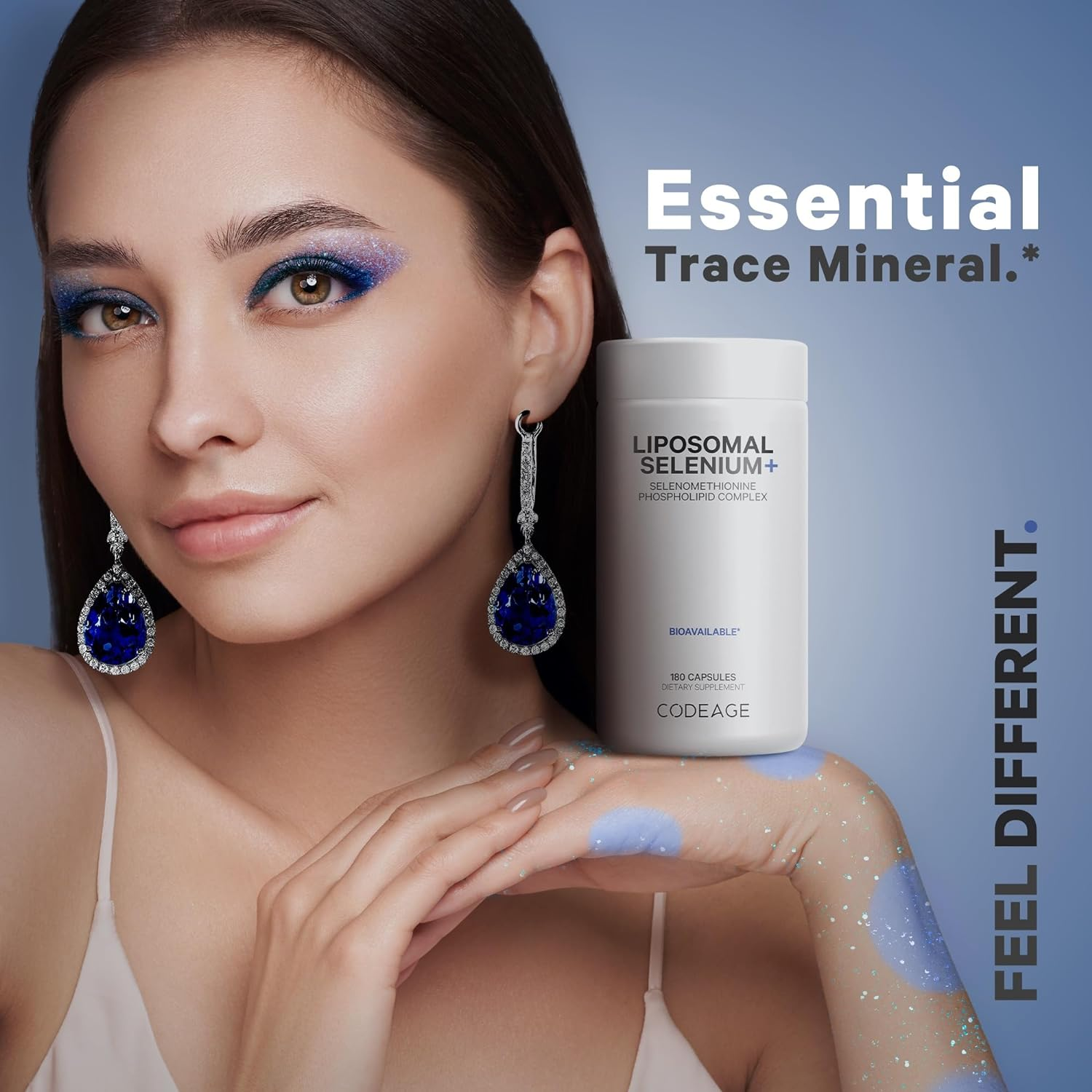 Codeage Liposomal Selenium Supplement, 6-Month Supply, Mineral Cofactor Selenomethionine Daily Pills, Phospholipids from Non-Gmo Sunflower Oil & Lecithin, Liposomal Delivery, Vegan, 180 Capsules image number 1