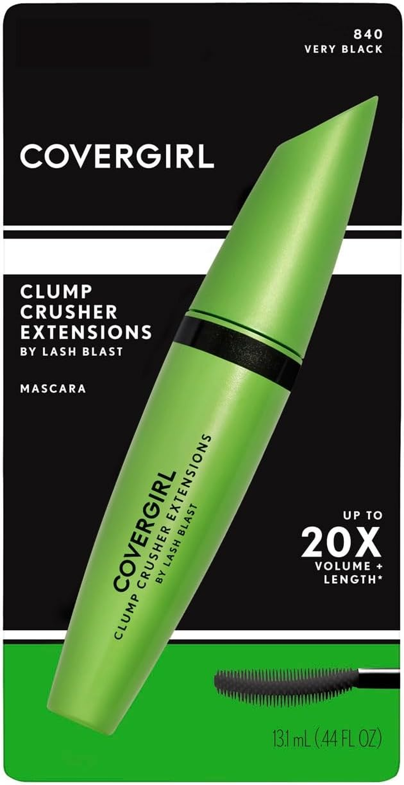 COVERGIRL Clump Crusher Extensions Lashblast Mascara Very Black 840.44 Oz, 13.1Ml (CGOMS7737) (Pack of 2) image number 4