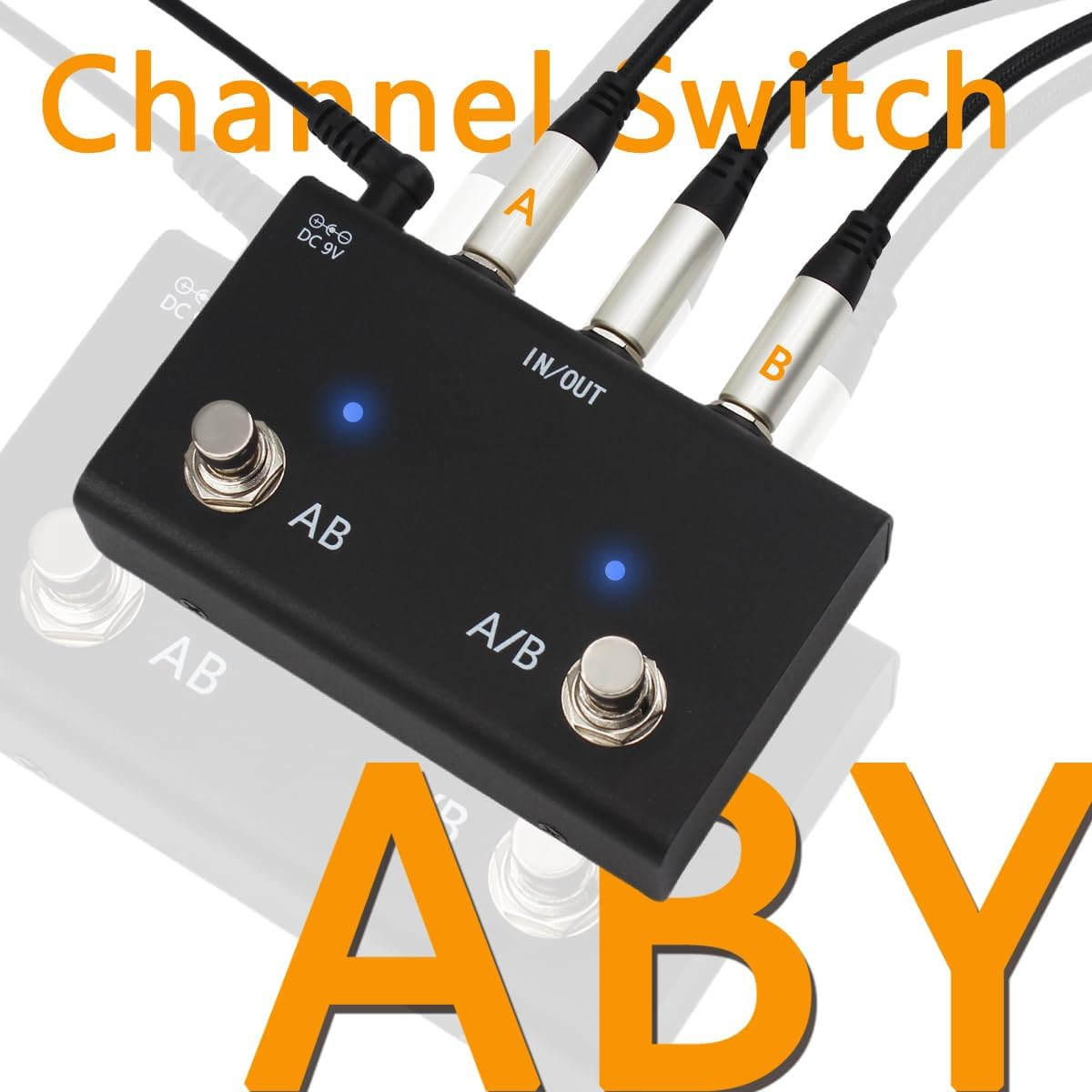 Adoerpai ABY Channel Switch Pedal Box Line AB Selector True Bypass for Guitar Effect Pedal image number 2