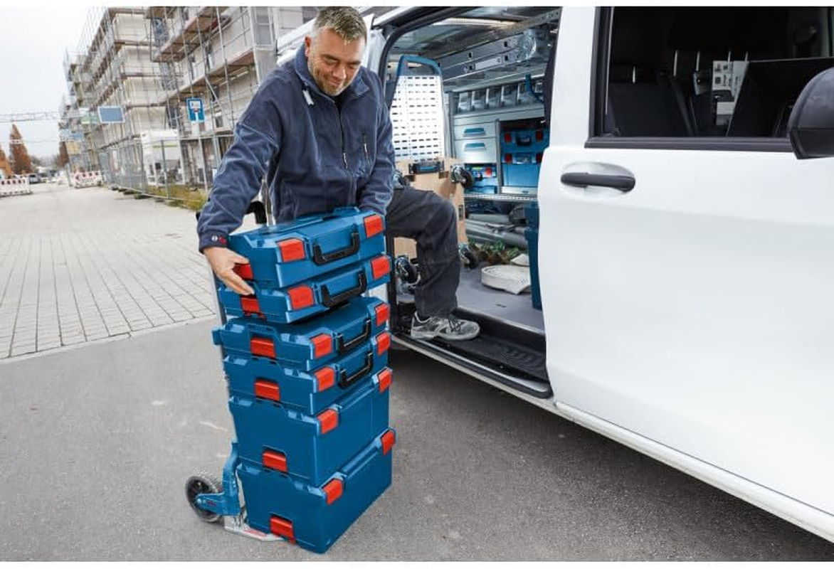 Bosch Professional L-BOXX Carrying Case System (Load-Bearing Capacity up to 100 Kg, Lifting Capacity up to 25 Kg and a Tensile Strength of 50 Kg, Material: ABS Plastic, PA6 Plastic) image number 3