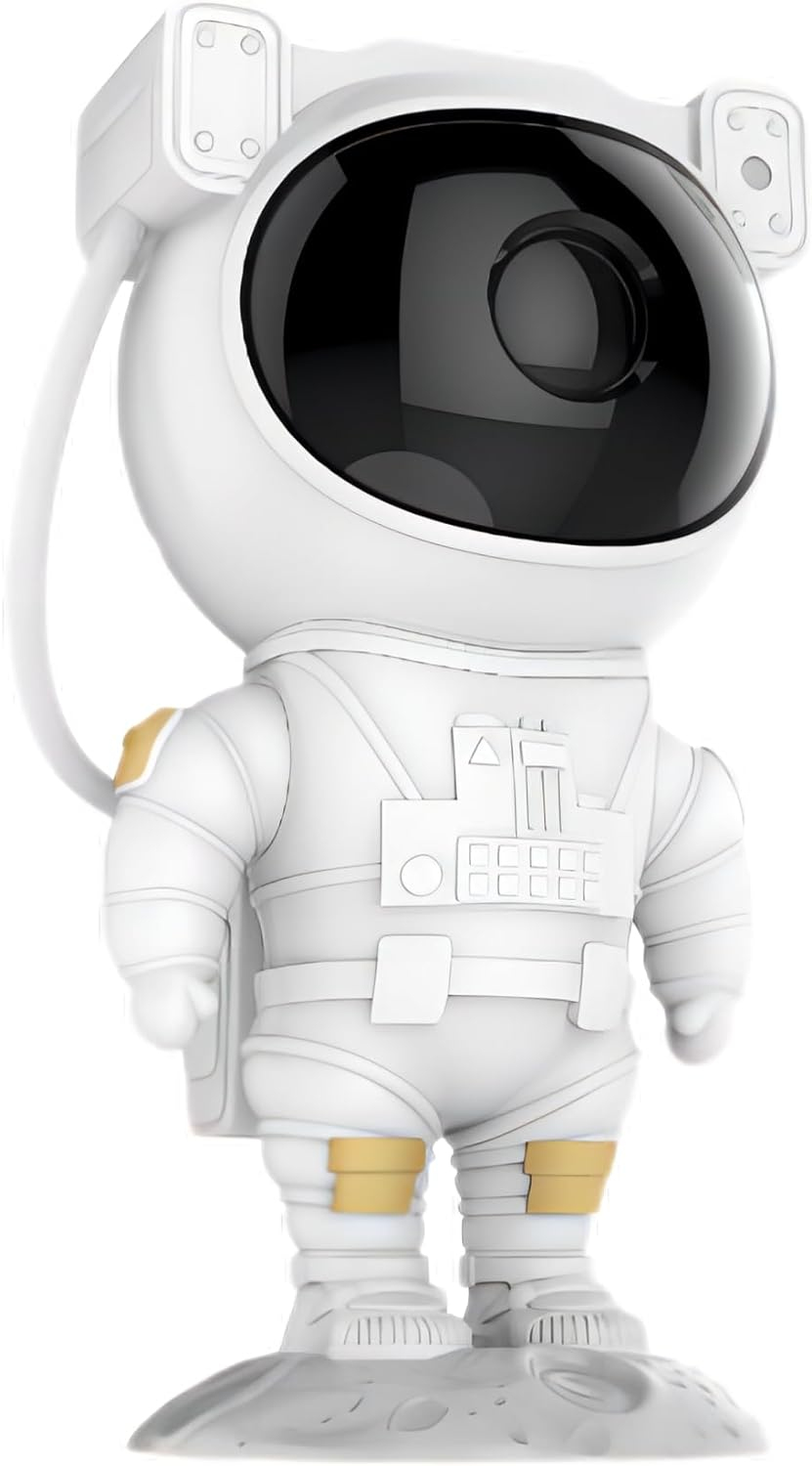 Astronaut Star Projector Night Light - JUIARA Space Projector Galaxy Starry Nebula Ceiling Projection Lamp with Timer, Remote and 360&deg;Adjustable, for Kids Adults, Gaming Room Decor for Bedroom image number 5