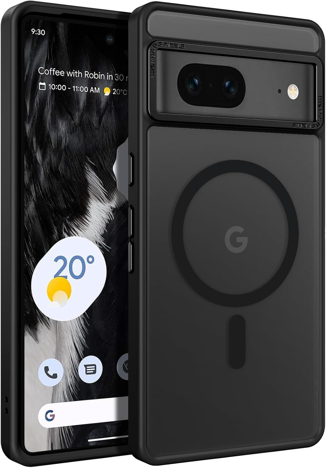 BENTOBEN for Google Pixel 7 Case [Compatible with Magsafe] Translucent Matte Magnetic Pixel 7 Case Magsafe Slim Thin Shockproof Women Men Protective Phone Cover for Google Pixel 7 6.4", Matcha Green