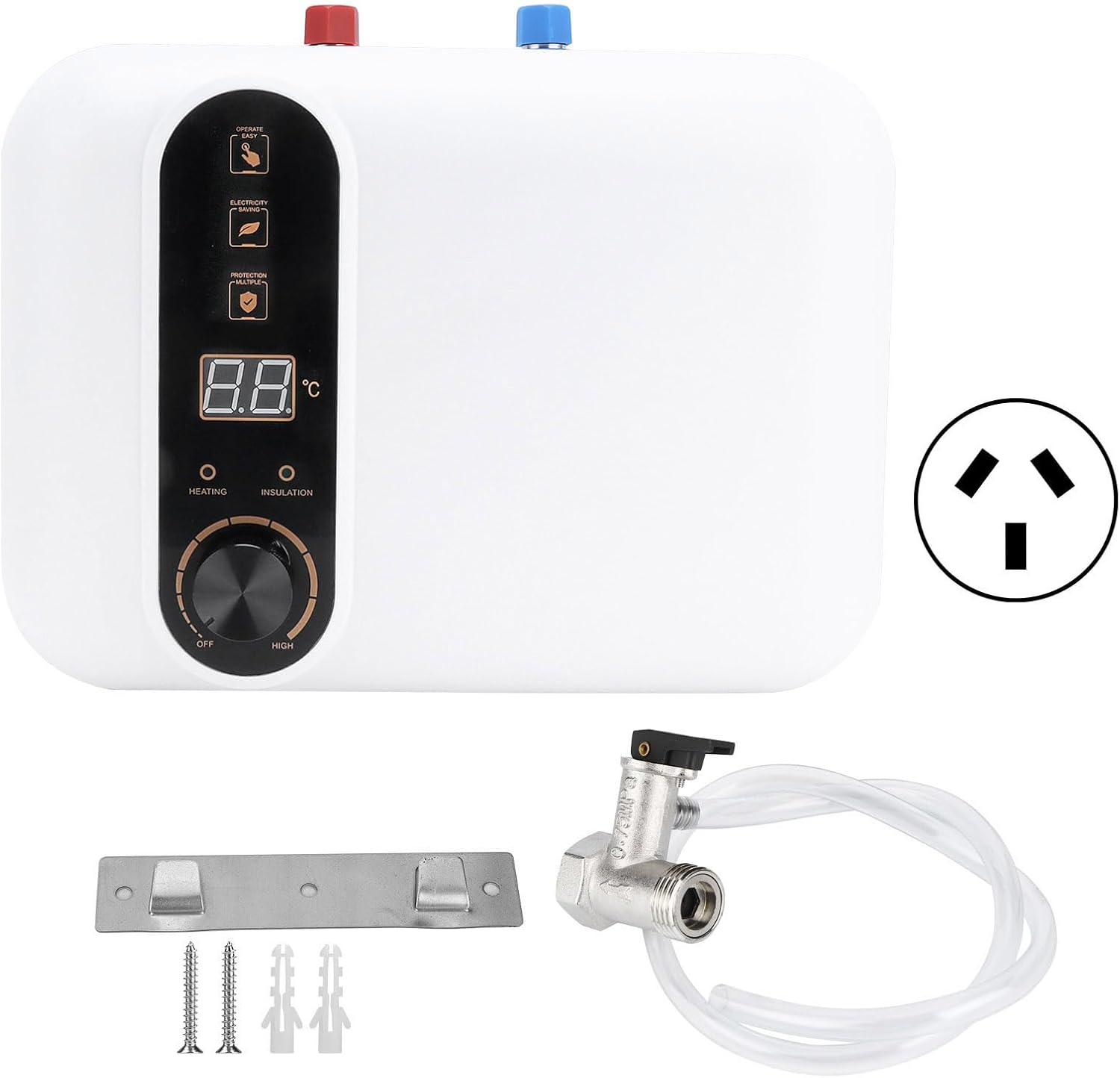 10L Electric Mini Tank Water Heater - Compact Under-Sink Hot Water Heater for Instant Hot Water Supply at Home image number 6