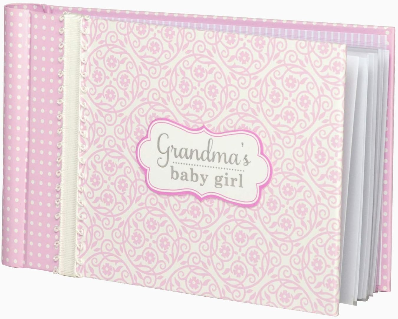 C.R. Gibson Grandma'S Brag Book, 10 Sheets/20 Pages, Holds up to 40 Photos, Acid/Pvc Free Photo Safe Pages, Measures 4.5" X 7" - Bella - Pink image number 6