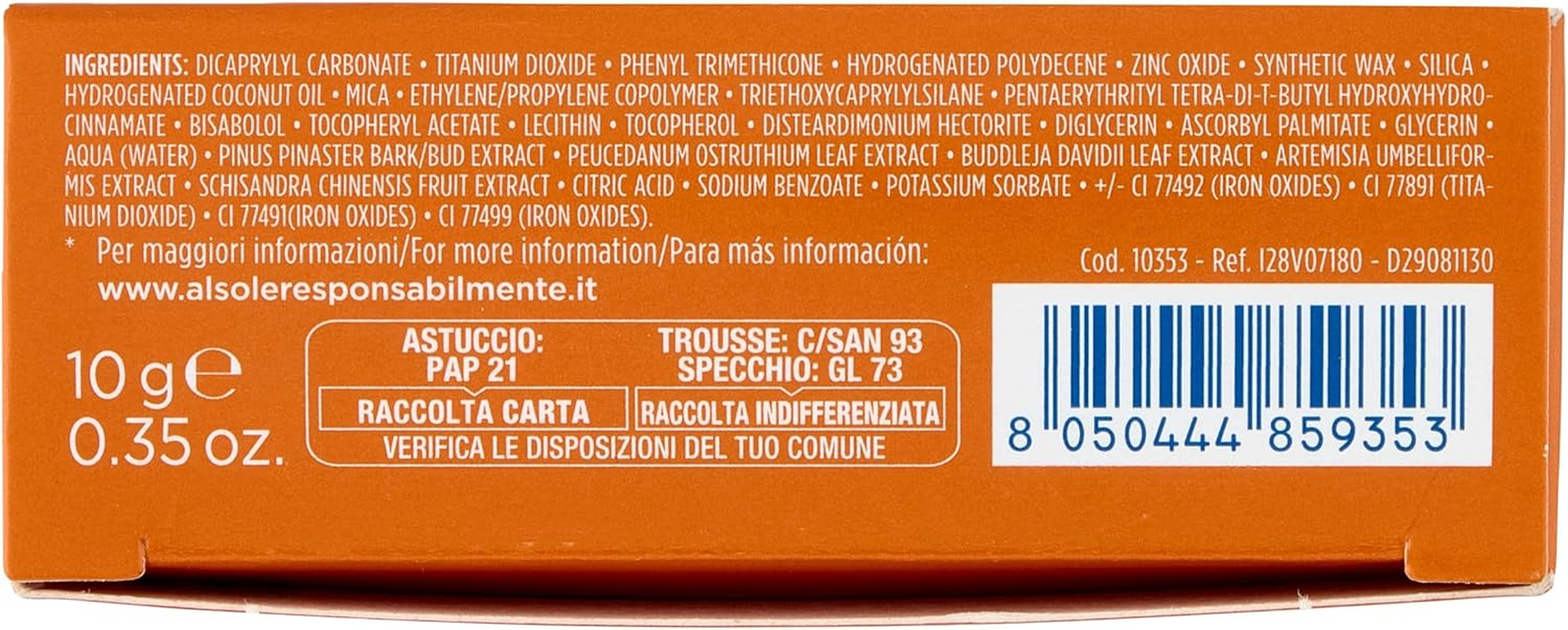 Rilastil Sun System Colour Corrector in Beige, Concealing & Creamy, SPF 50+, Water Resistant for All Skin Types, 10 G image number 4