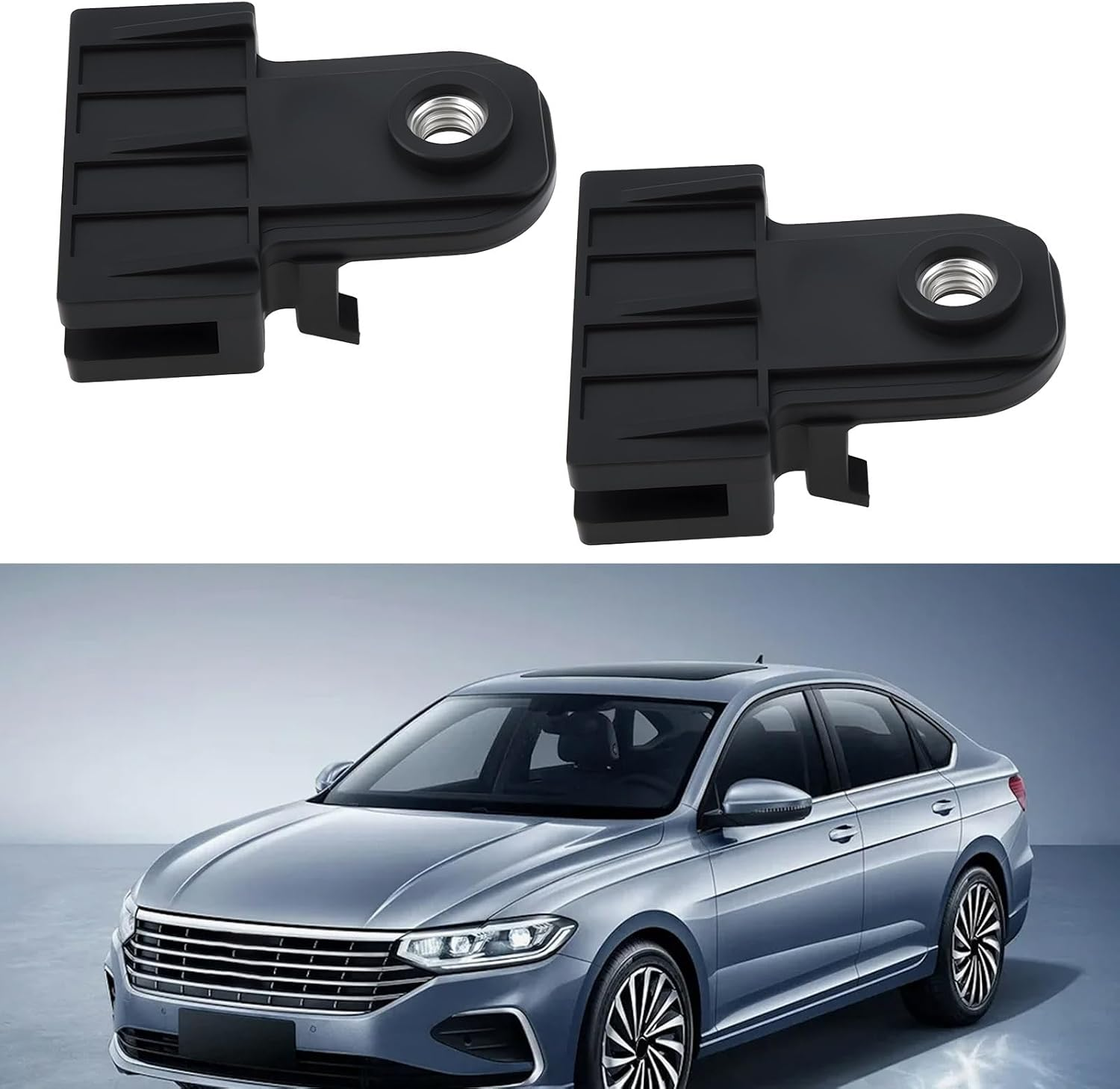 Emsea 4Pcs Car Window Door Glass Retaining Clips M6 39.5X48X19Mm for Car Window Glass Regulator Bracket image number 4