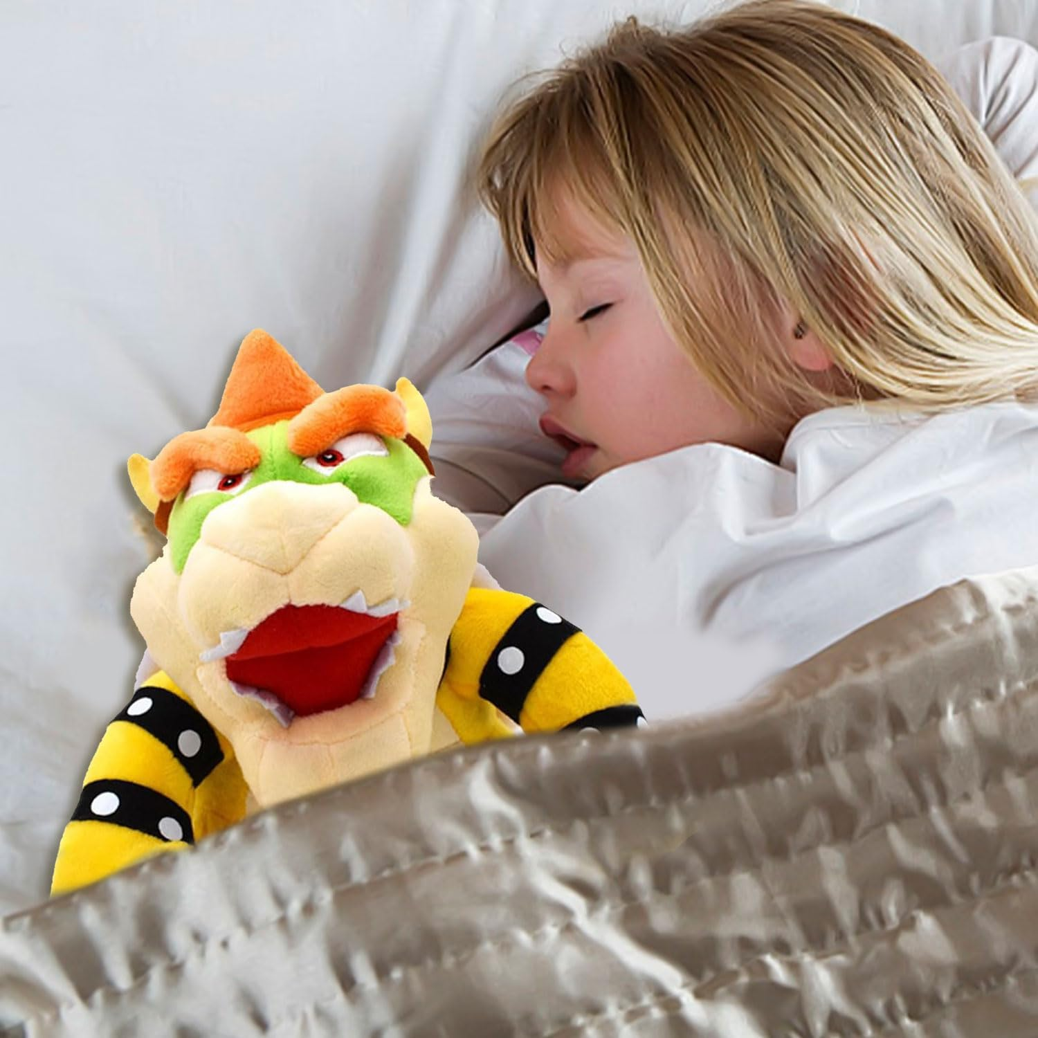 Bowser Mario Plush, Bowser Anime Plush Figures, Bowser Plush Toy Toy, Game Bowser Plush Doll Toy, Bowser Plush Stuffed Toy, Mario Bowser Plush Toy, for Children, Fans and Collectors image number 2