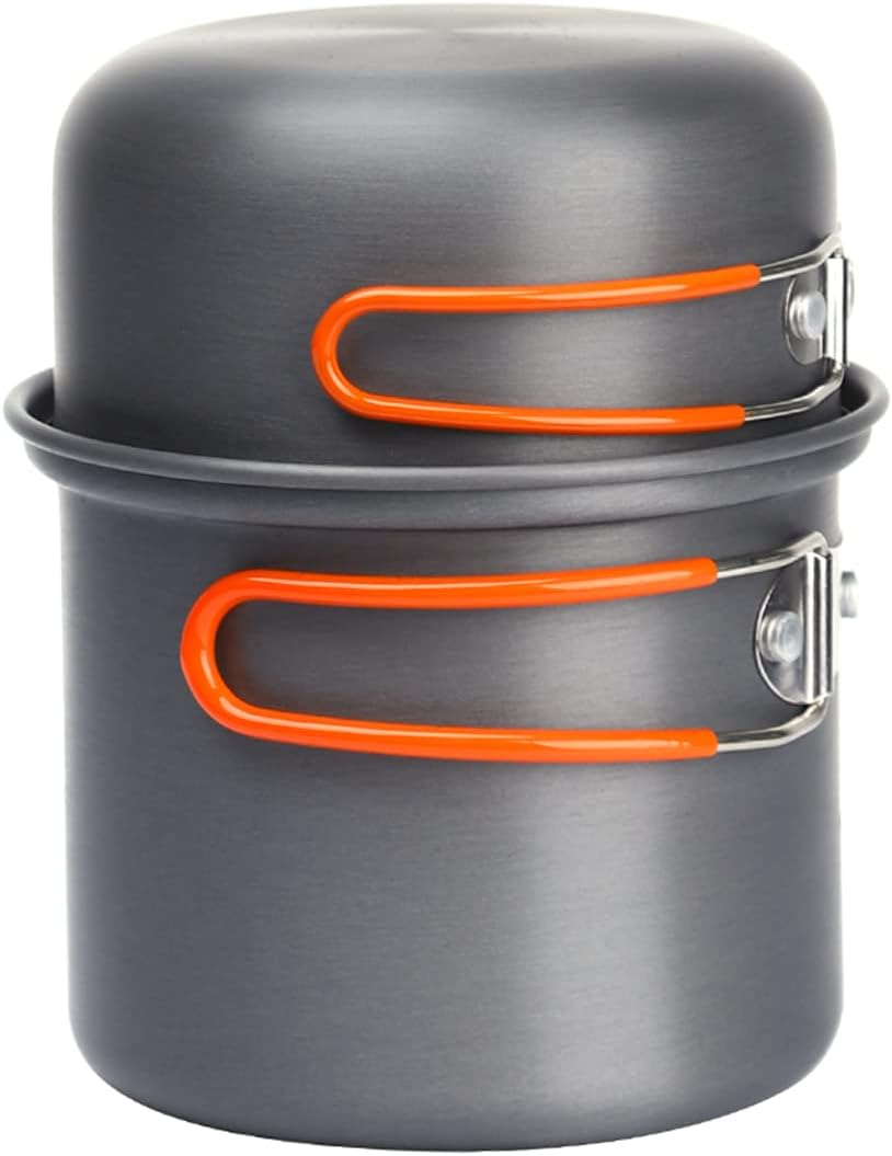 Fire-Maple Camping Pot Bowl Foldable Backpacking Cooking Set Pots for 1 Person 195G FMC-207 Ultralight Outdoor Single Cookware