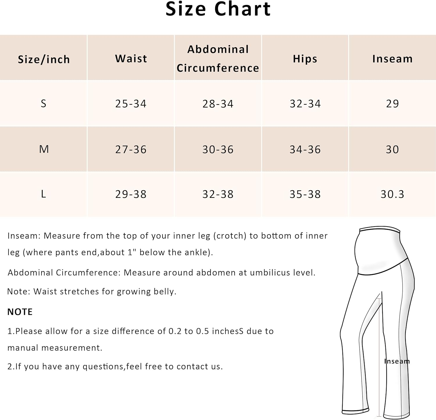 Angelhood Women'S Maternity Flare Leggings over the Belly Ribbed Pregnancy Yoga Leggings Workout Activewear Maternity Pants image number 3