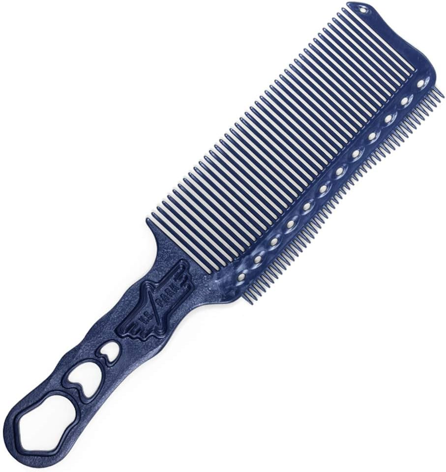 YS Park 282 Flattop Comb Slim Type with Teeth, YS-S282T, Carbon Black