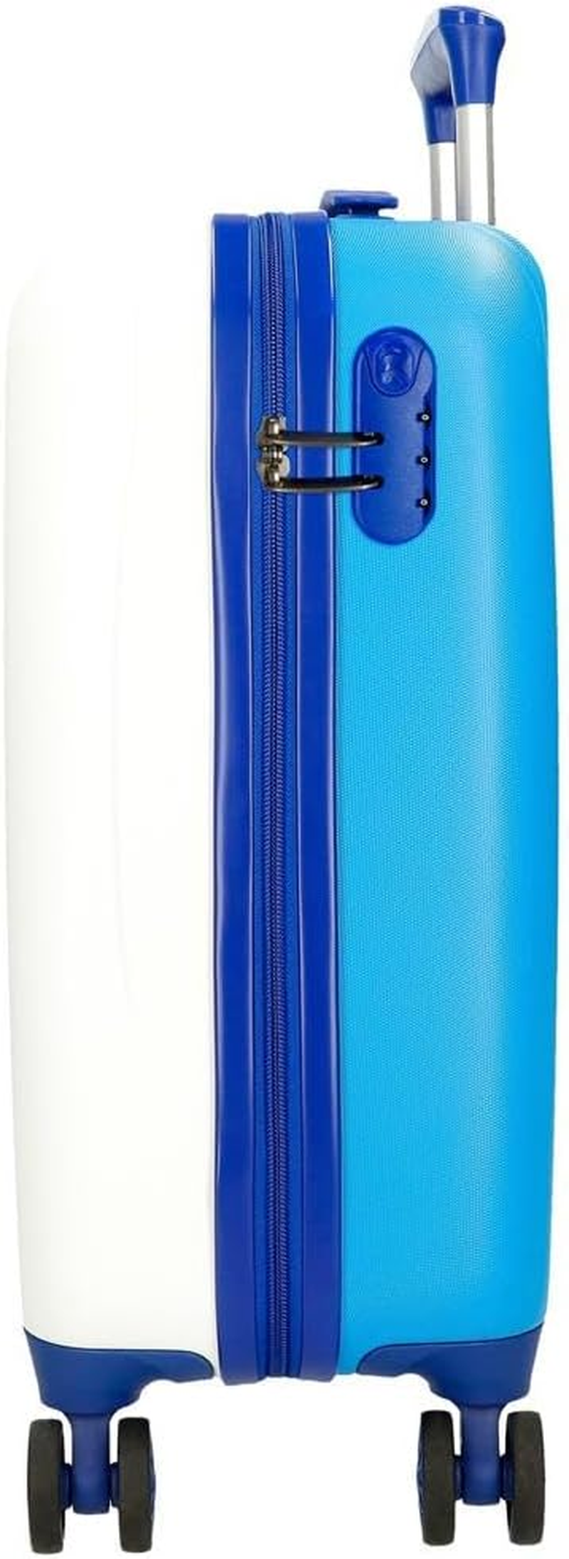 Roll Road Little Me Happy Cabin Suitcase White 33X50X20Cm Hard ABS Combination Lock Side 28.4L 2Kg 4 Double Wheels Hand Luggage, White, Cabin Suitcase, White, Cabin Suitcase image number 1