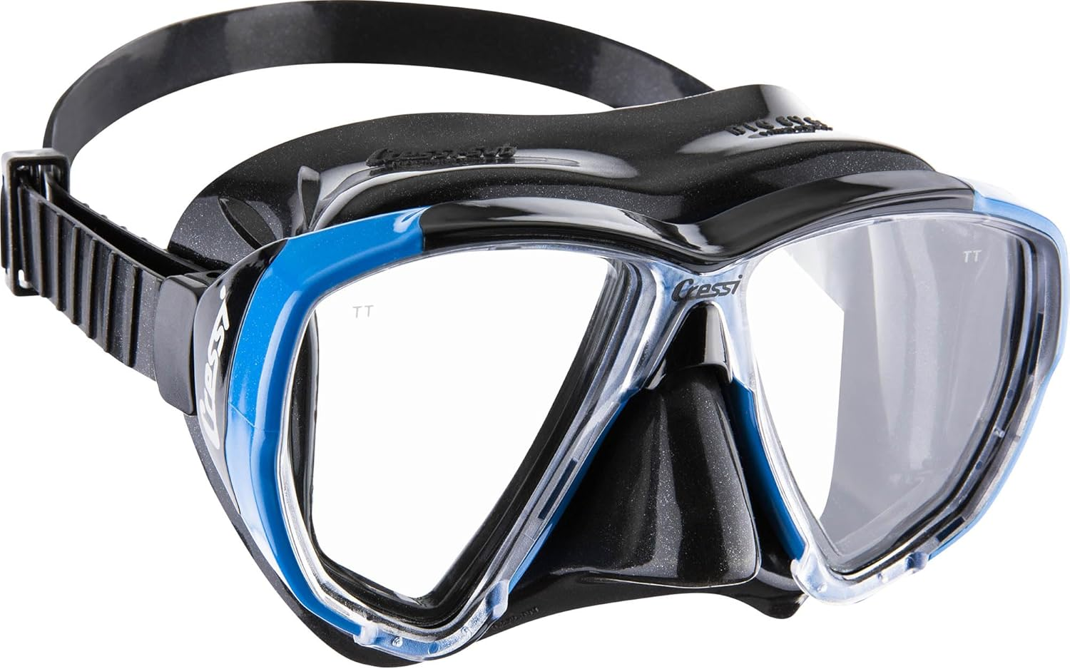 CRESSI Combo Big Eyes+Alpha U.D. - Unisex Mask Extraordinary Visibility Big Eyes and Dry Snorkel Alpha U.D. Ideal for Diving, Snorkelling, One Size image number 2
