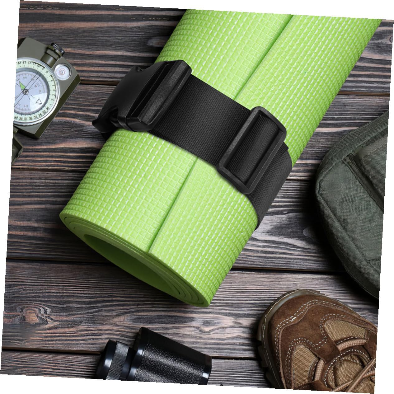 BESPORTBLE 2Pcs Adjustable Nylon Luggage Buckle Strap Wide Long with Snap Clasp for Travel Suitcase Backpack Fixing and Outdoor Bag Securing image number 6