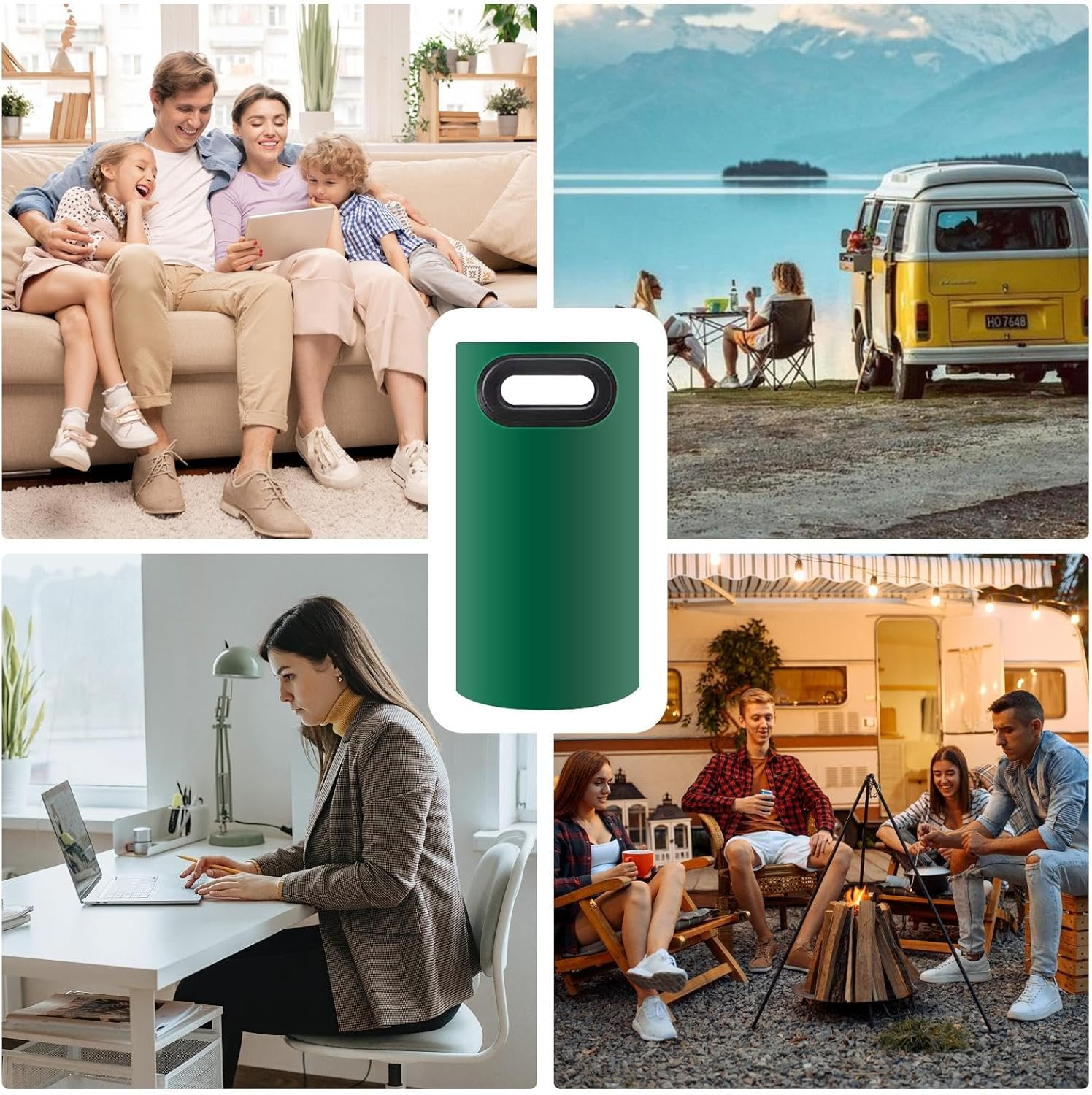 Foot Soaking Bucket - Collapsible Foot Bath Bag - Thicken Collapsible Insulated Foot Bag Travel Over-The-Knee Bucket for Hotel, Camping Helves - Large Yellow image number 2