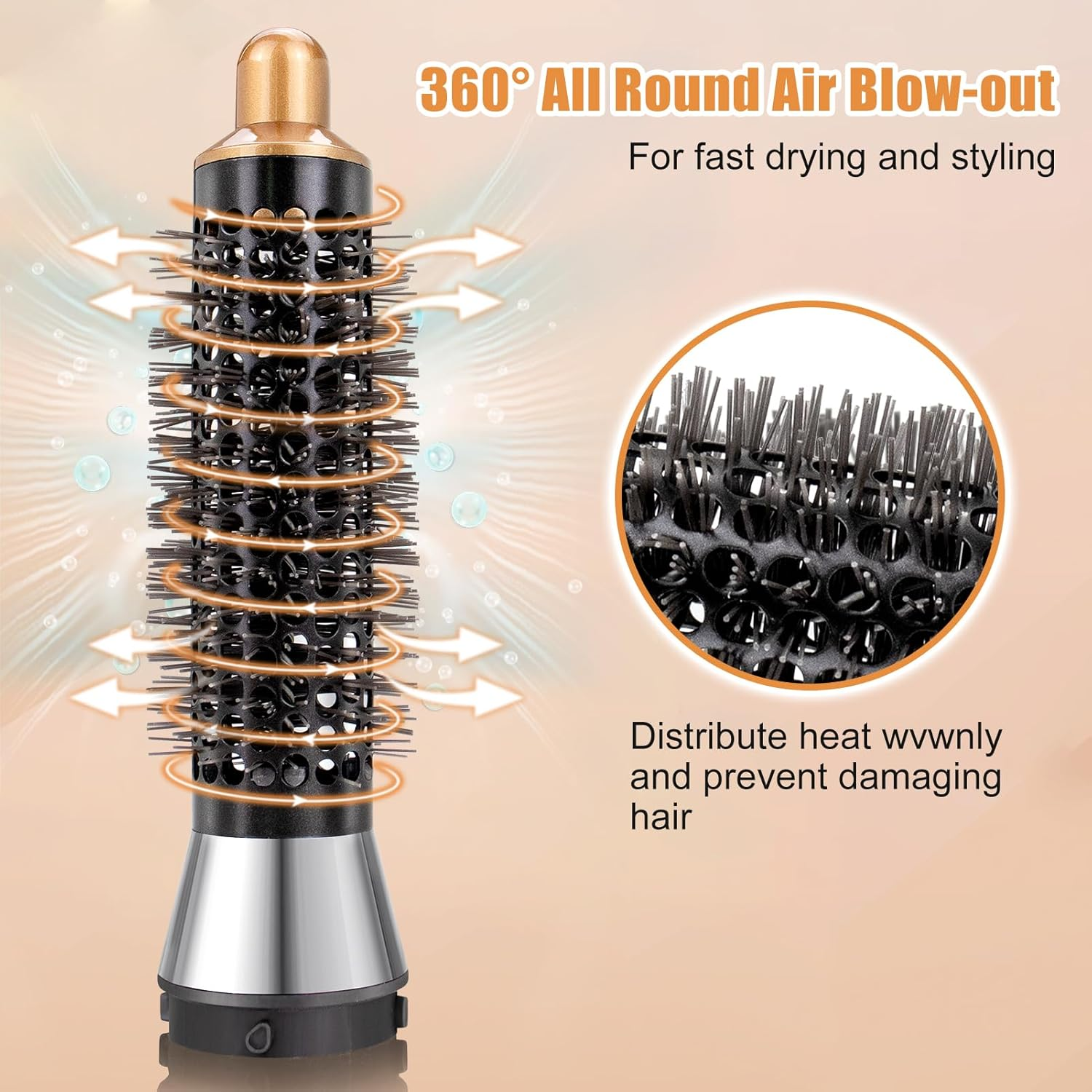 Chuancheng 20Mm Small round Volumizing Brush Attachment for Dyson Airwrap HS01/HS05 Hair Styler Accessories image number 1