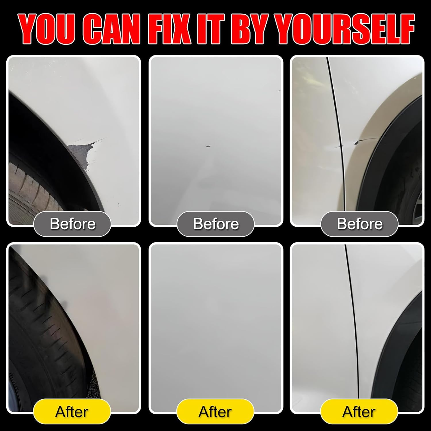 Car Touch up Paint(Abyss Black/Onyx Black(A2B)) for Hyundai, Car Paint Scratch Repair Kit, Quick & Easy Solution to Repair, 2 in 1 Scratch Remover Pen with Color-Matched image number 5