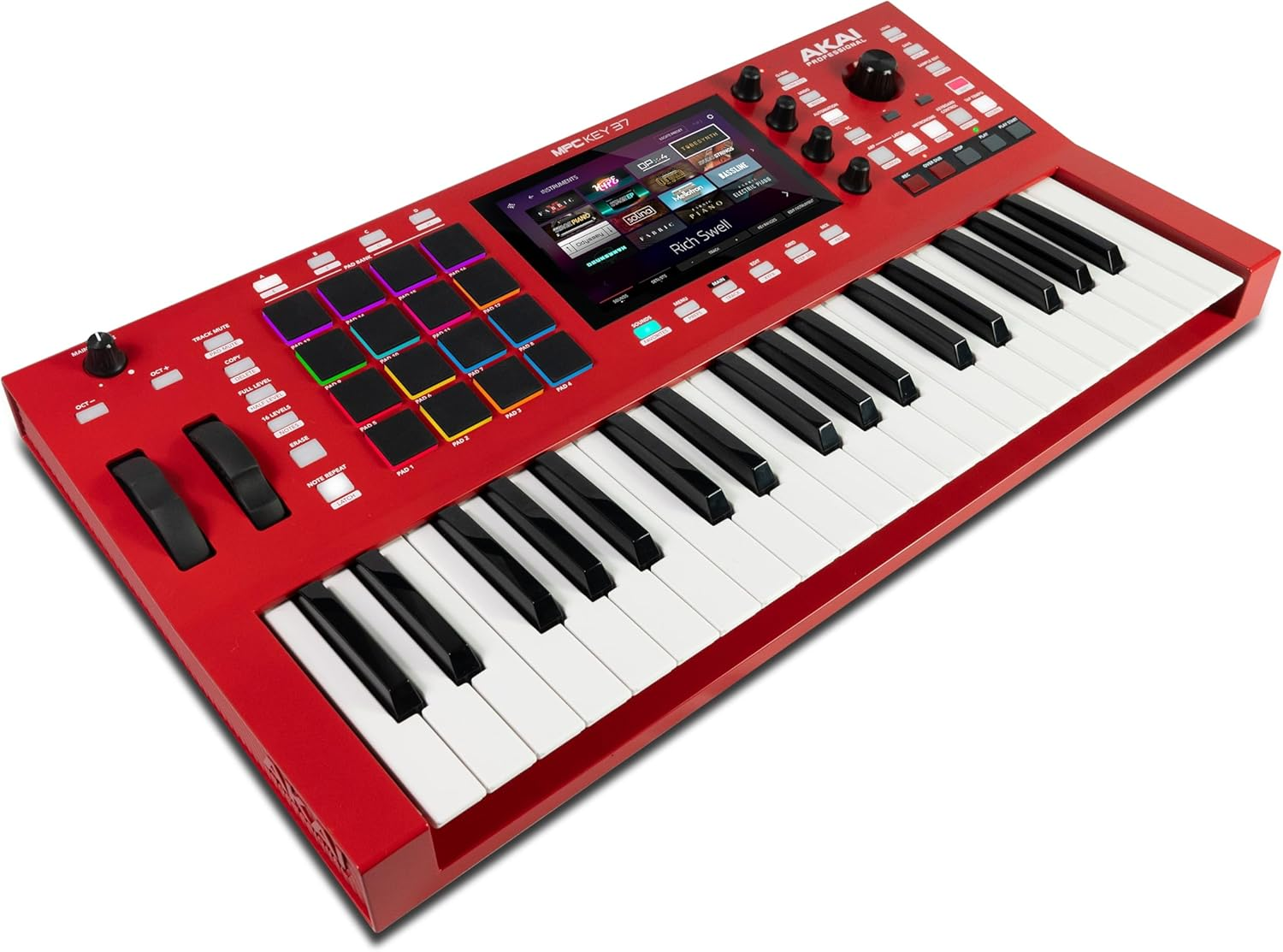 Akai Professional MPC Key 37 Standalone Production Workstation, Drum Machine, MIDI Keyboard, Synthesizer with Wifi, Bluetooth, Touchscreen, Plug-Ins image number 5