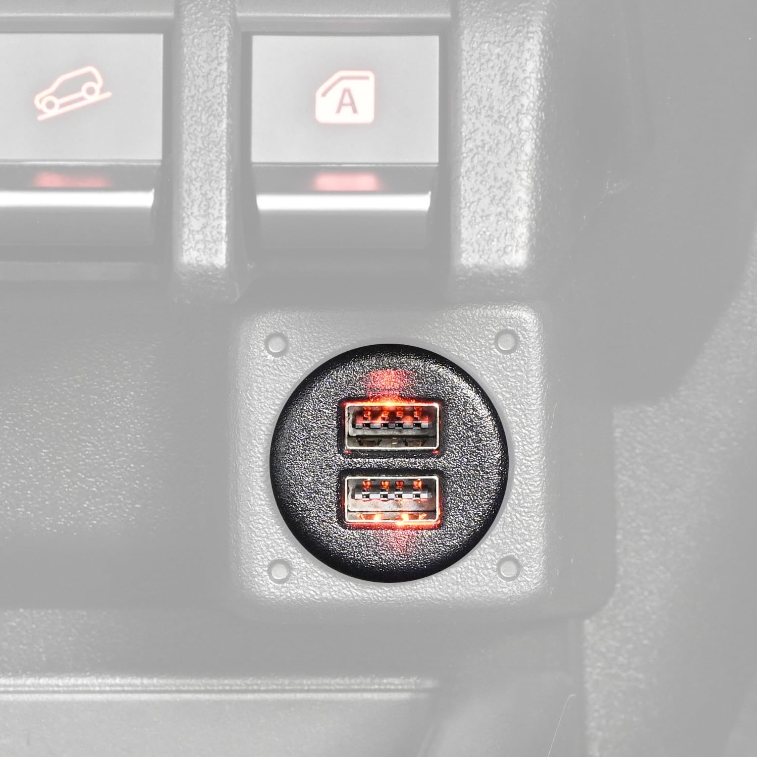 Seiwa Car Specific Product for Suzuki Jimny & Jimny Sierra (JB64/JB74) USB Type a Power Port + Data Communication Port IMP222 Reversible Auto Identification Genuine Color LED Dedicated Design image number 6