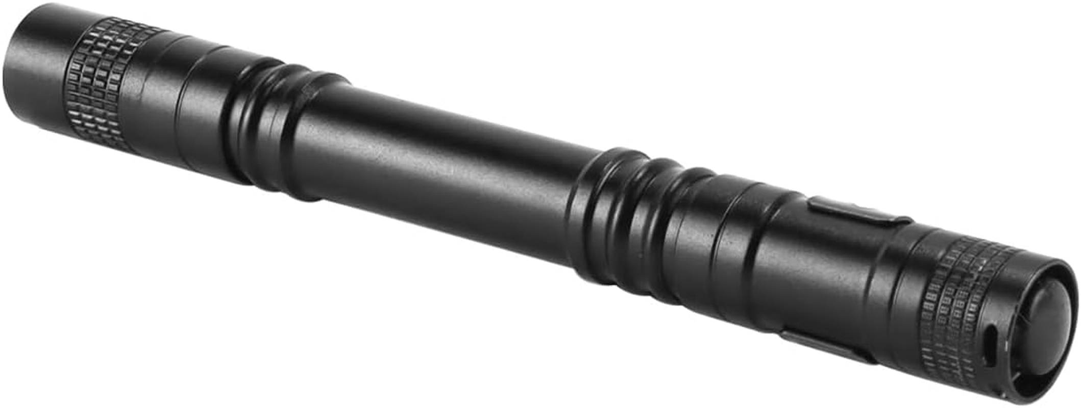 Aluminum Alloy Pen Style Mini Flashlight 2Xaaa Battery Powered 120LM Bright UV Light Portable for Home Outdoor Use image number 3