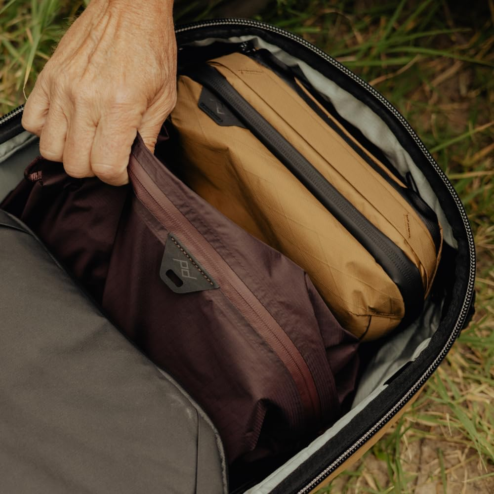 Peak Design Travel Backpack 45L, Coyote, Expandable 35-45L Design, Rear and Top Access, Weatherproof Shell, Laptop Sleeve, Ideal for Travel or Everyday Carry, Versatile Backpack for Men and Women image number 6