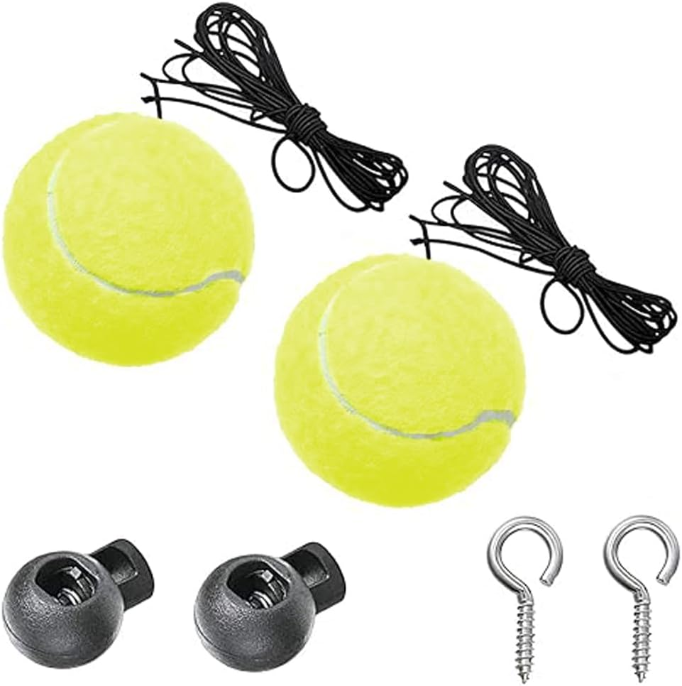 2 Packs Tennis Ball Garage Parking Aid,With String,Precise Garage Car Stop Indicator W/Adjustment Buckle,Easy Installation,Parking Stopper Assist for Garage Accessories,Car Accessories image number 1