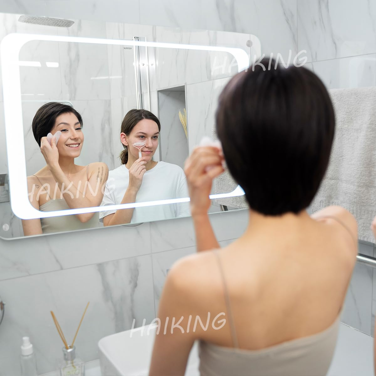 HAIKING Mirror Screws, 8 Sets Screw Covers Decorative Caps for Mirrors, Tables, Bathroom, Glass Signs (16 Mm/0.62 In) image number 6