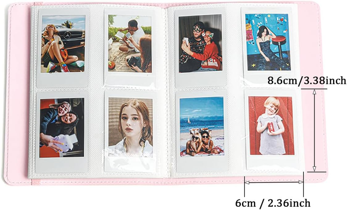 LAYOMI 288 Pockets Photo Album for Fujifilm Instax Mini 11 12 40 90 Evo Liplay Instant Camera, Photo Album for Polaroid Kodak HP Zink 2X3" Photo (White)
