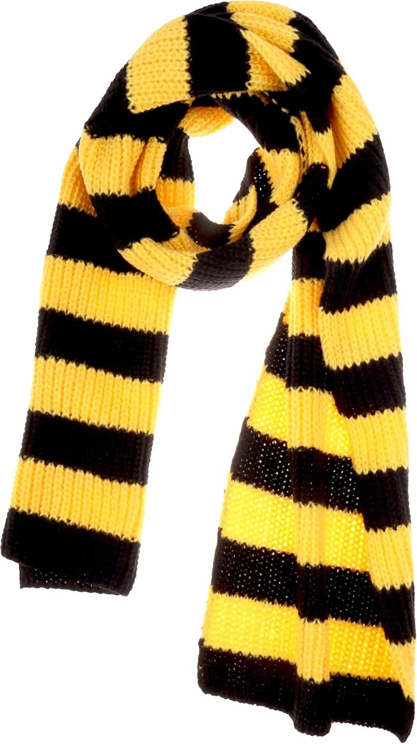VIVIAN & VINCENT Fall Winter Ultra Soft Knit Striped Scarf for Women Men Boys Girls