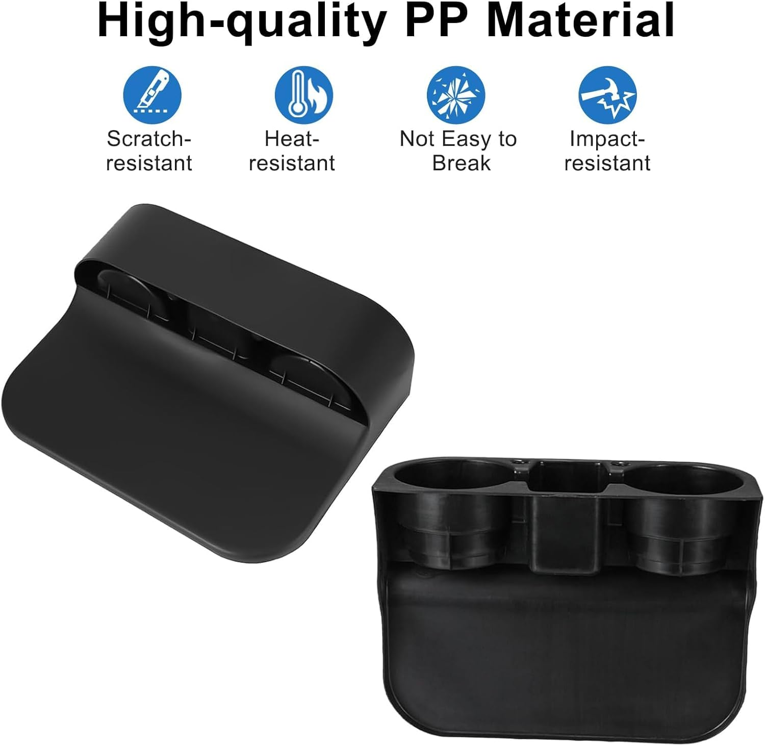 Eeekit Car Seat Seam Wedge Cup Holder, Cell Phone Holder, Food Drink Bottle Mount Stand, Storage Organizer Multifunction Glove Box Car Accessories image number 4