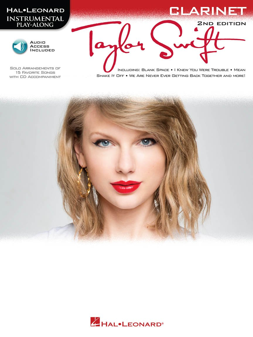 Taylor Swift for Clarinet - Instrumental Play-Along Cd/Pkg: Clarinet Play-Along Book with Online Audio image number 1
