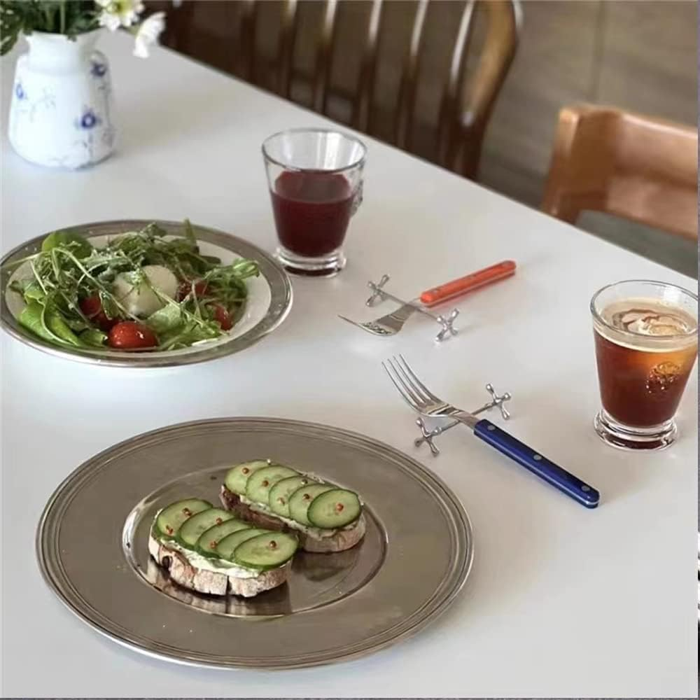 Zinc Alloy Chopsticks Rest Spoons Stand Forks Knifes Holder Rack Stand, 3Pcs Chopsticks Rest Holder Knife Rest Fork Stand Spoon Tableware Rack,Chopstick Rest Pillow Zinc Alloy Chopsticks Racks Stands image number 1