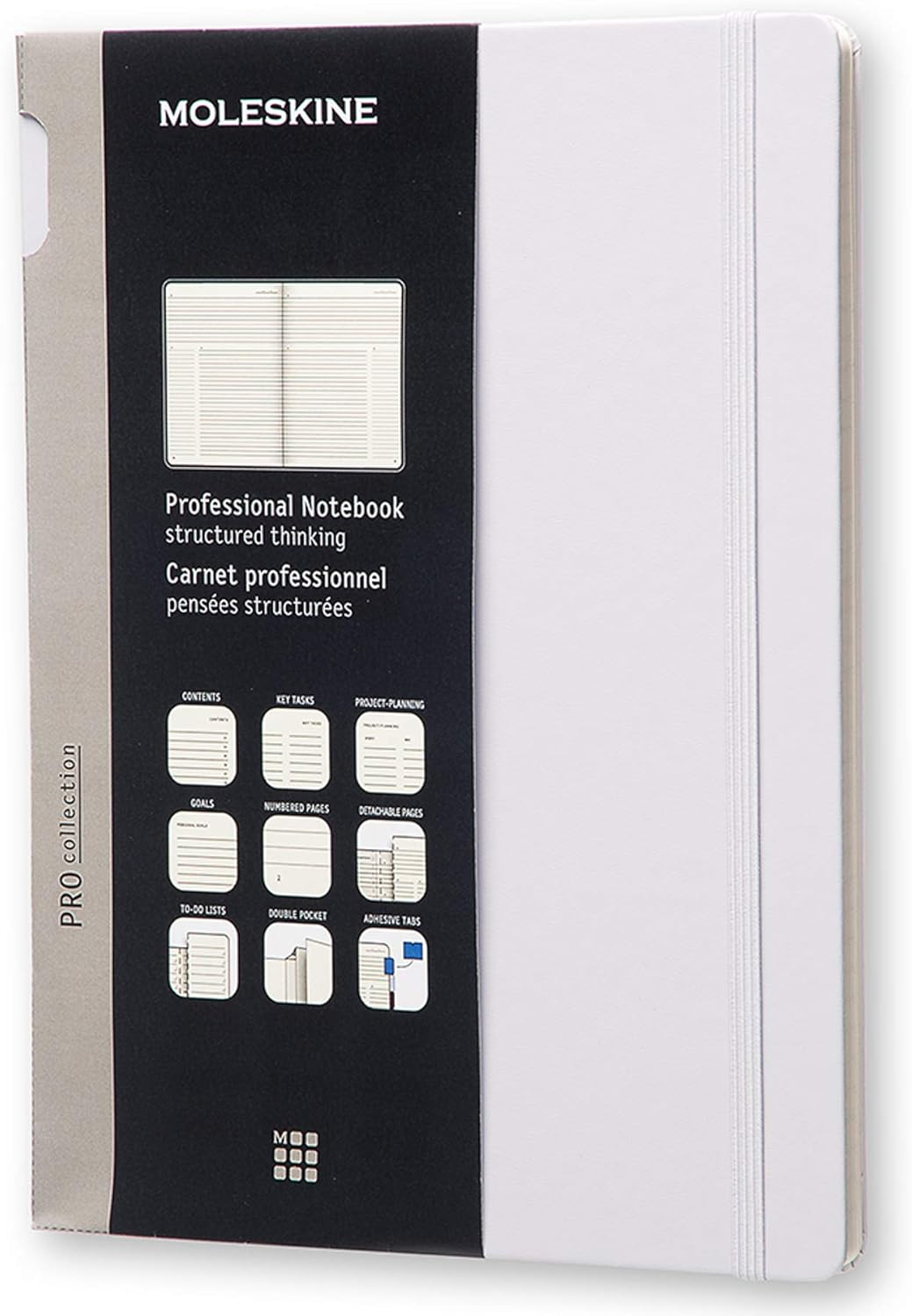 Moleskine - Professional Hard Cover Notebook - Large - Black image number 3